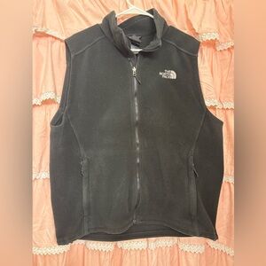 The North Face Black Full-Zip Fleece Vest